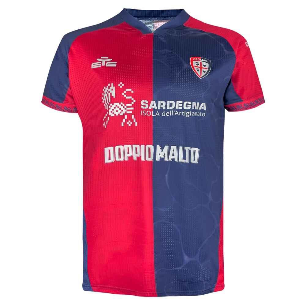 Camisa Cagliari Home 25/26 - Eye - Torcedor - Masculina - Lançamento