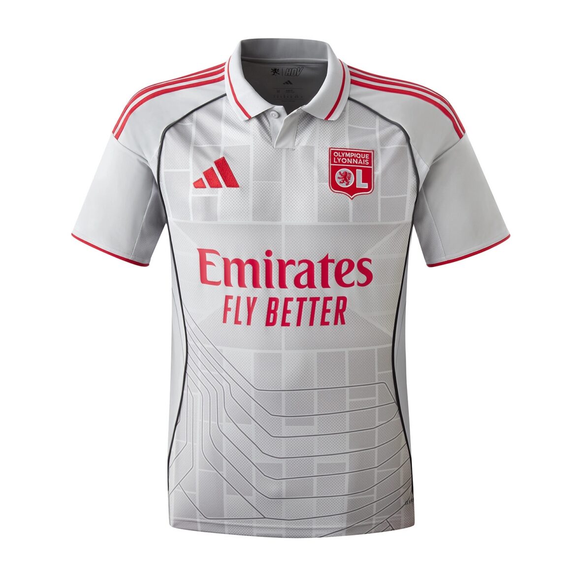 Camisa Lyon Third 25/26 - Adidas - Torcedor - Masculina