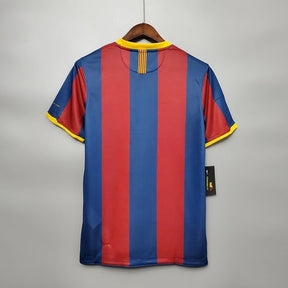 Camisa Barcelona Retrô 2010/2011 Azul e Grená - Nike