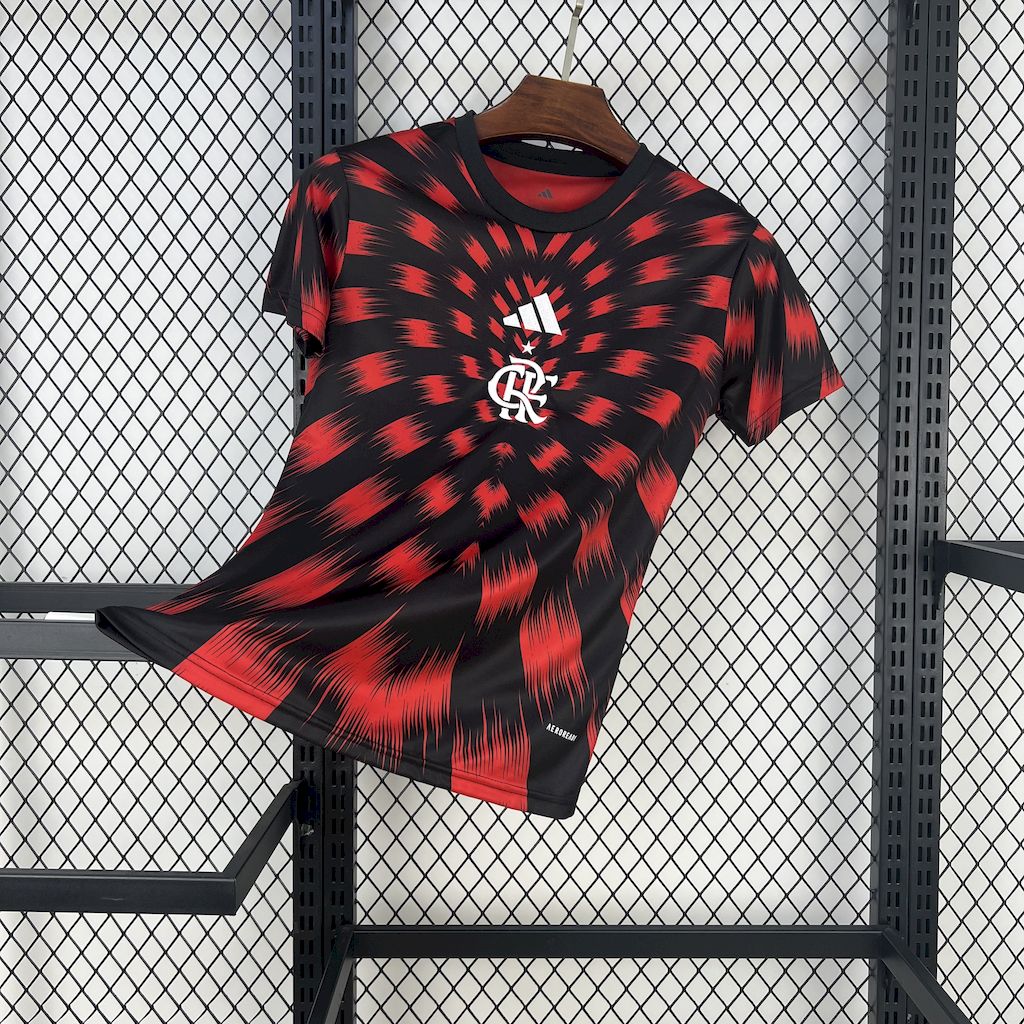 Camisa Flamengo Pré Jogo 25/26 Adidas - Torcedor