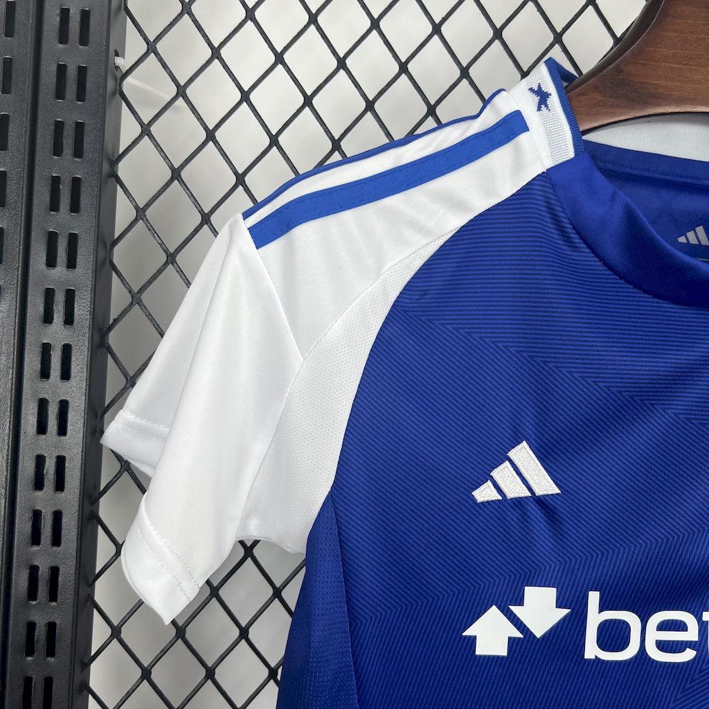 Kit Infantil Cruzeiro Home 25/26 Adidas