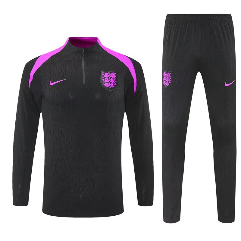 Conjunto Treino Inglaterra 25/26 Nike - Preto e Roxo