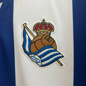 Camisa Real Sociedad Home 24/25 - Macron Torcedor Masculina