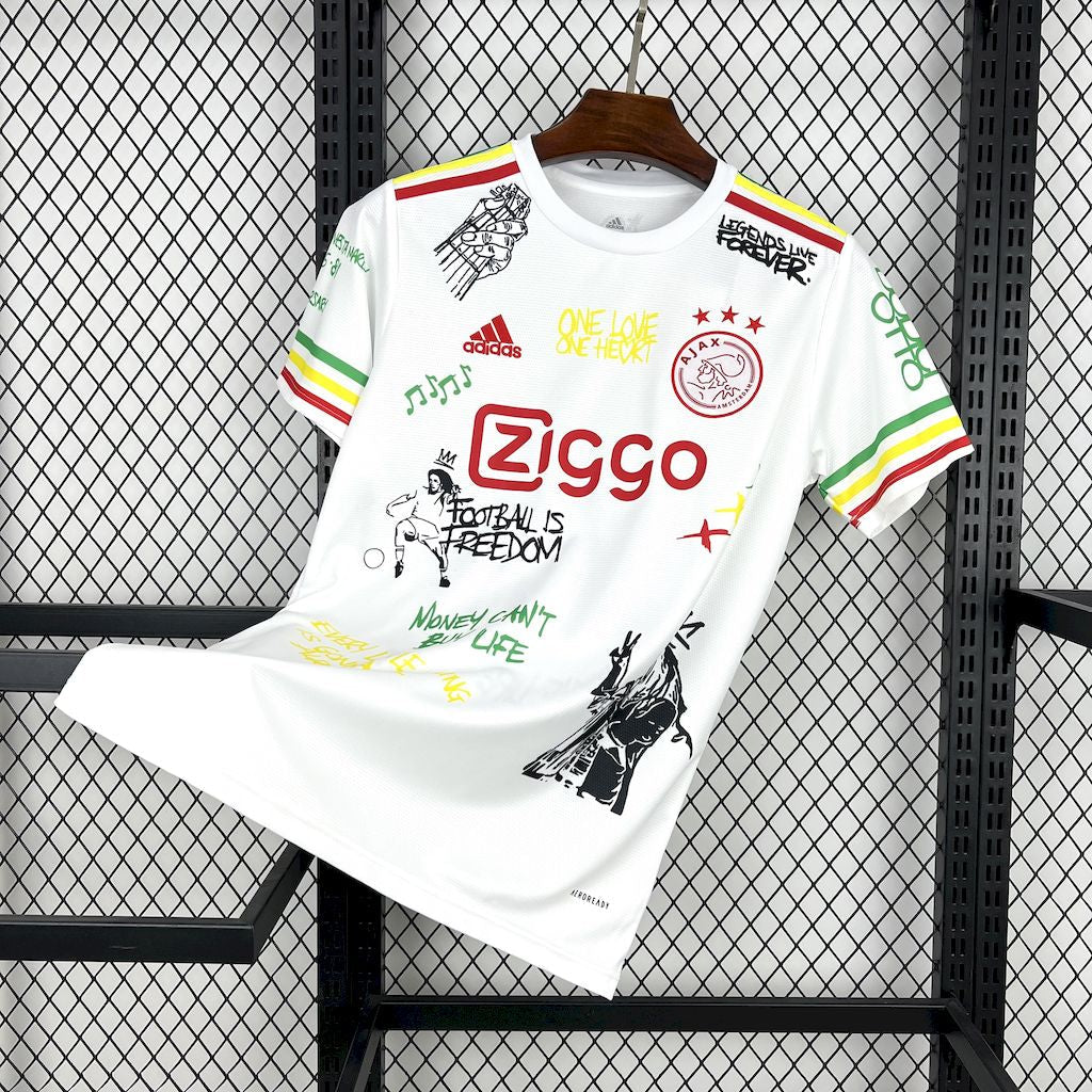 Camisa Ajax Bob Marley 25/26 Adidas - Torcedor