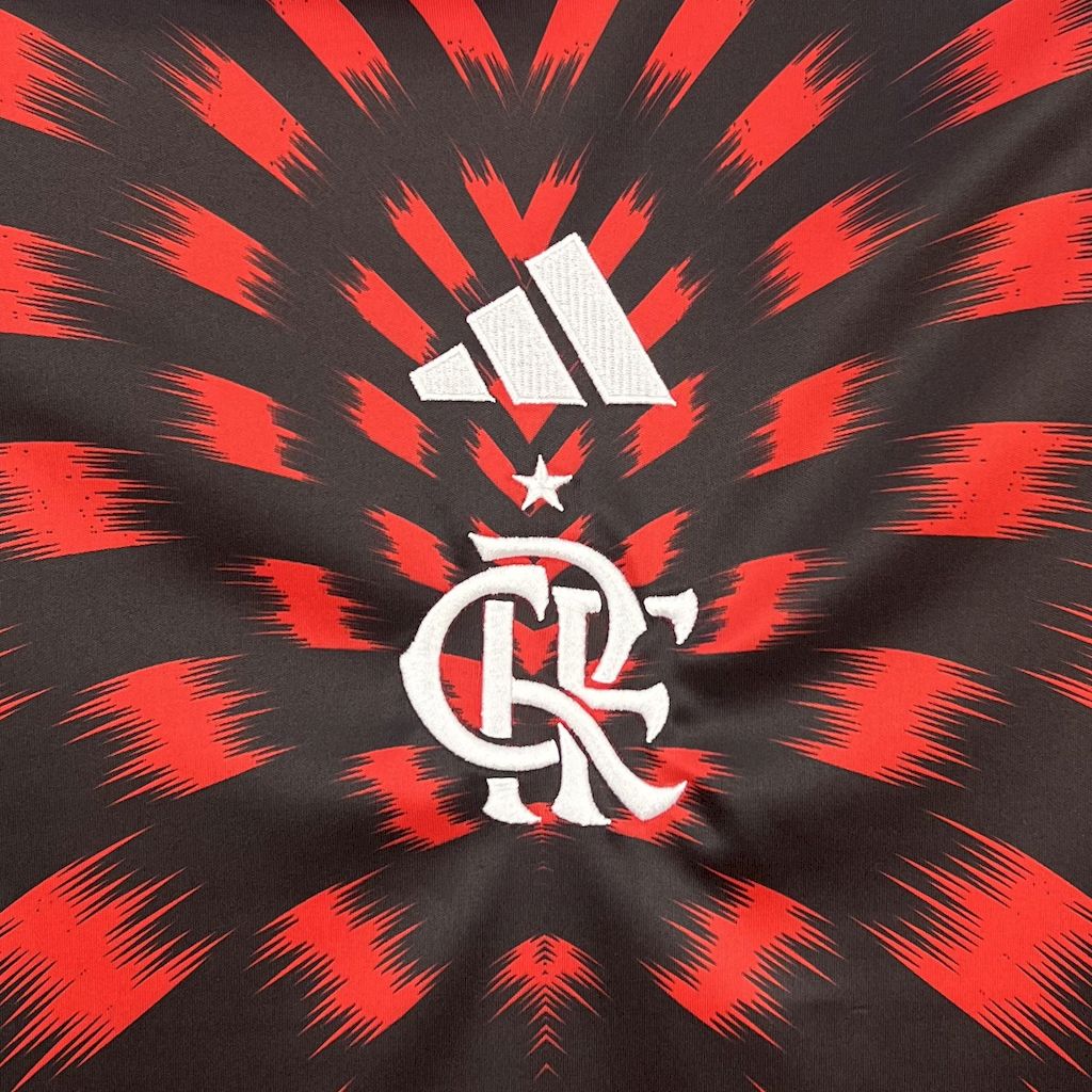 Camisa Flamengo Pré Jogo 25/26 Adidas - Torcedor
