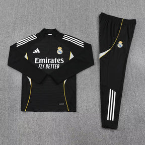 Conjunto Treino Real Madrid I 25/26 Adidas - Preto