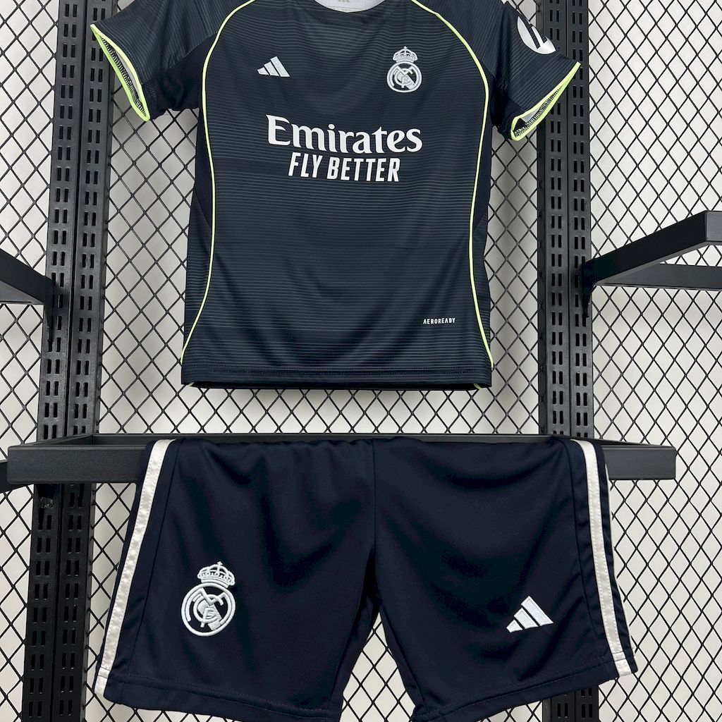 Kit Infantil Real Madrid Away 25/26 Adidas