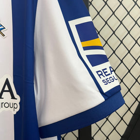 Camisa Real Sociedad Home 24/25 - Macron Torcedor Masculina