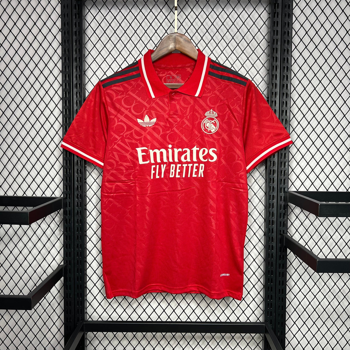 Camisa Real Madrid Vermelha 24/25 - Adidas - Torcedor - Masculina
