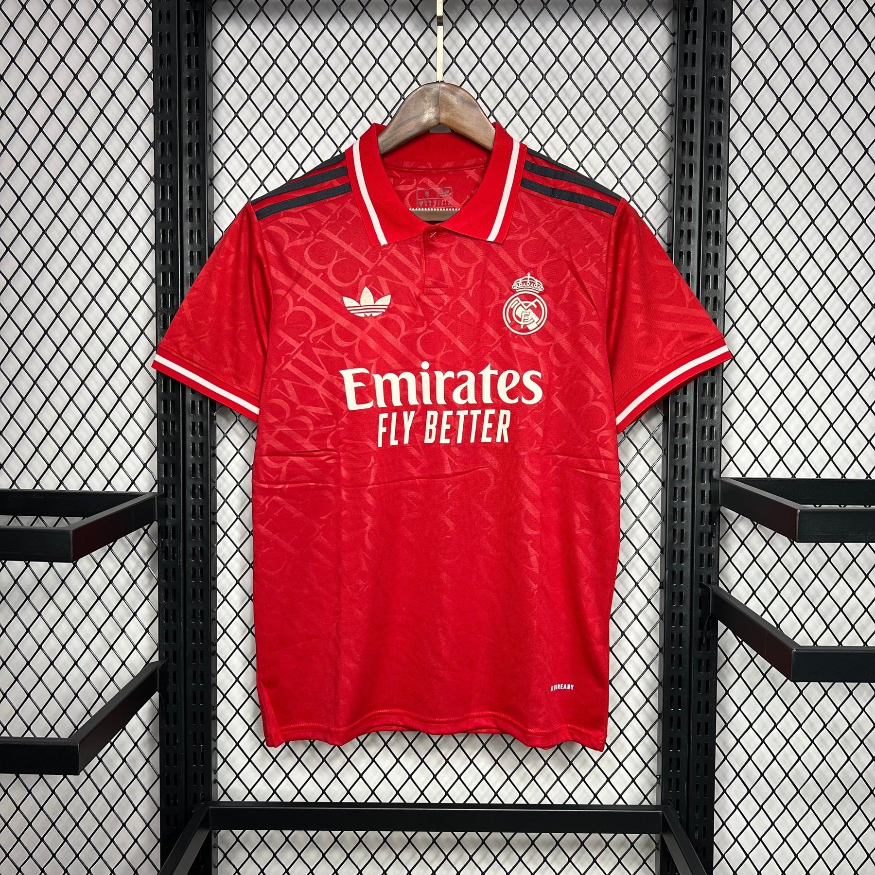 Camisa Real Madrid Vermelha 24/25 - Adidas - Torcedor - Masculina