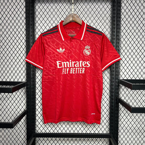 Camisa Real Madrid Vermelha 24/25 - Adidas - Torcedor - Masculina