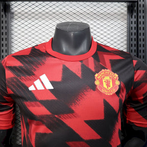 Camisa Manchester United Pre Jogo 25/26 Adidas - Jogador