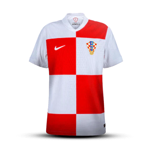 Camisa Croácia Home 24/25 - Nike Torcedor Masculina Lançamento