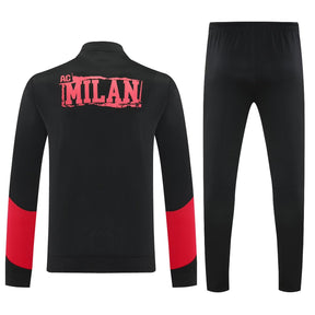 Conjunto Treino Milan 25/26 Puma - Preto e Vermelho
