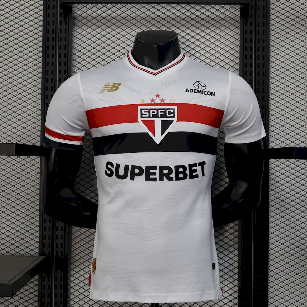 Camisa São Paulo Home 25/26 Newbalace - Jogador