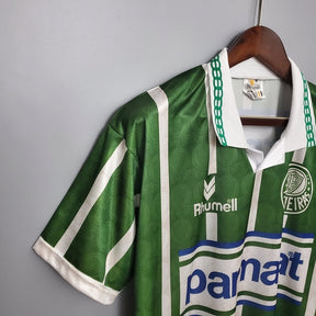 Camisa Palmeiras Retrô 93/94 - Rhumell - Verde e Branca