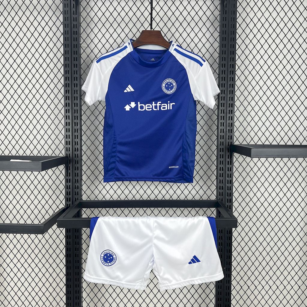 Kit Infantil Cruzeiro Home 25/26 Adidas