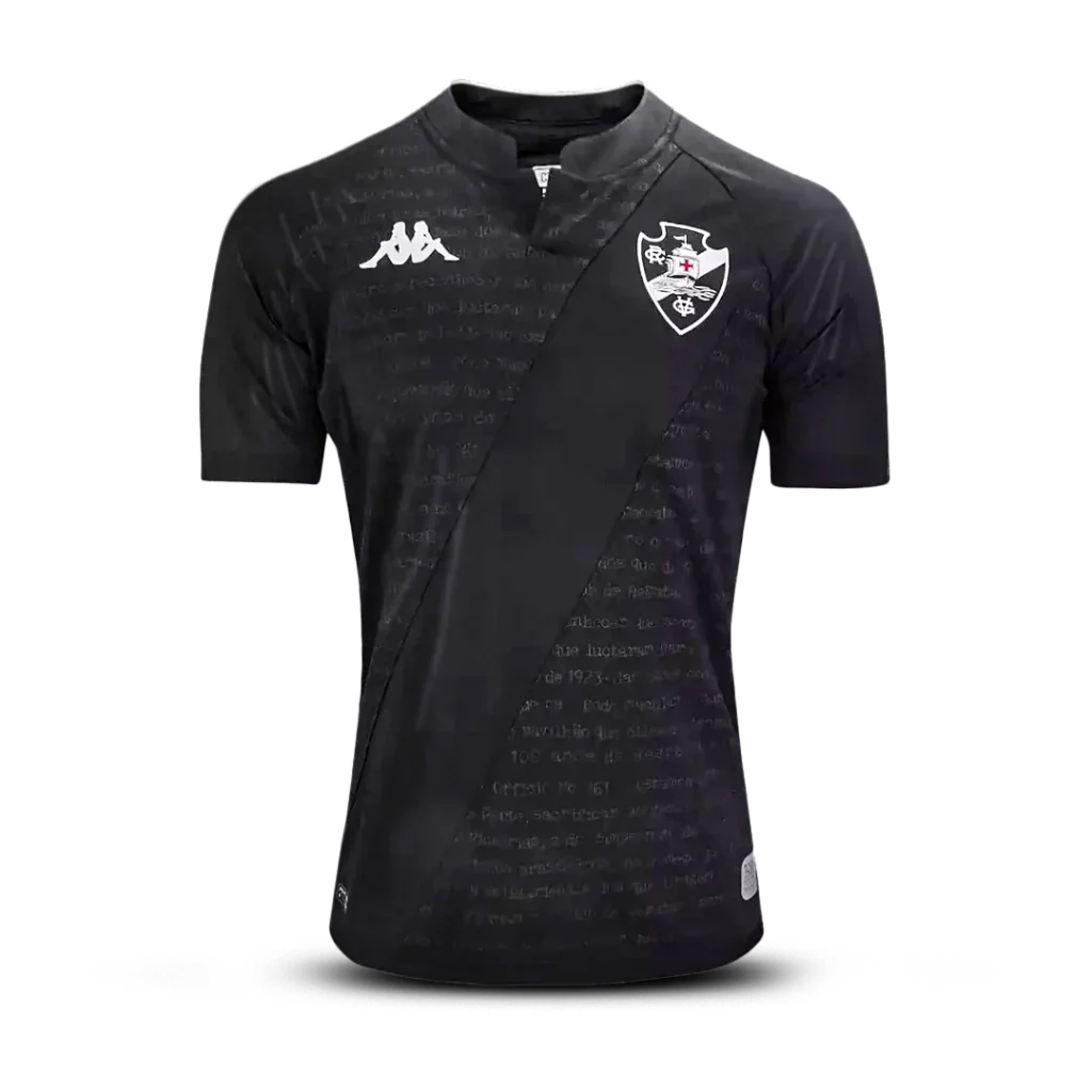 Camisa Vasco III Preta 24/25 - Kappa Torcedor Masculina
