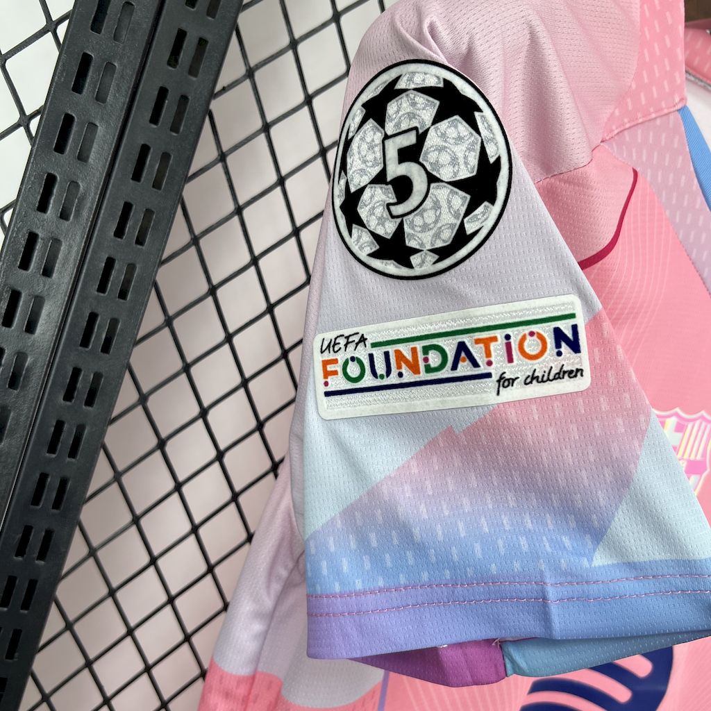 Camisa Barcelona Edição Especial Pink 25/26 Nike - Torcedor