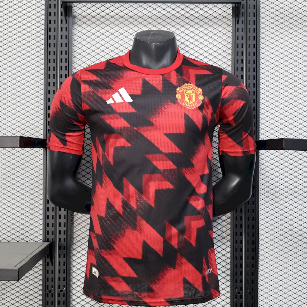 Camisa Manchester United Pre Jogo 25/26 Adidas - Jogador