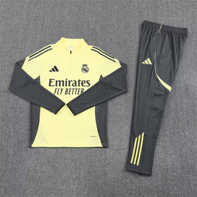 Conjunto Treino Real Madrid 25/26 Adidas - Amarelo