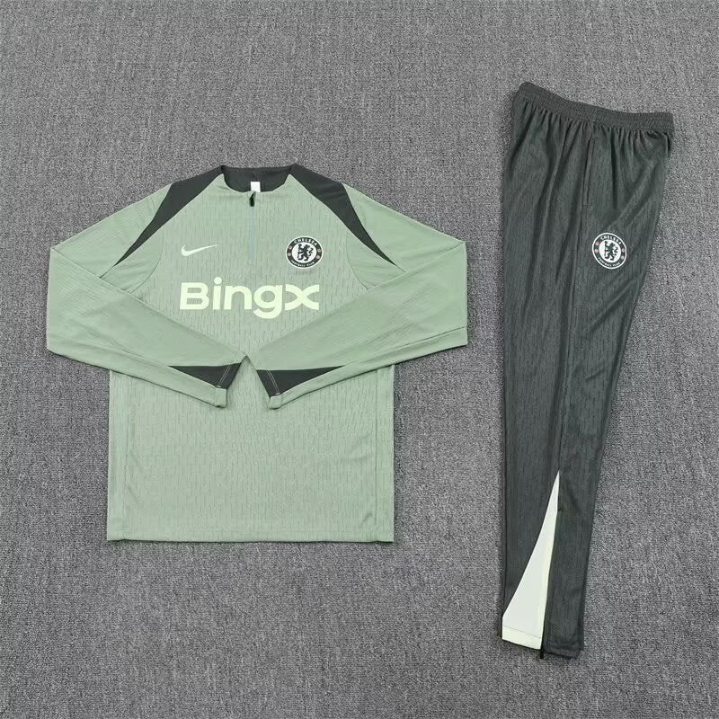Conjunto Treino Chelsea I 25/26 Nike - Verde Escuro