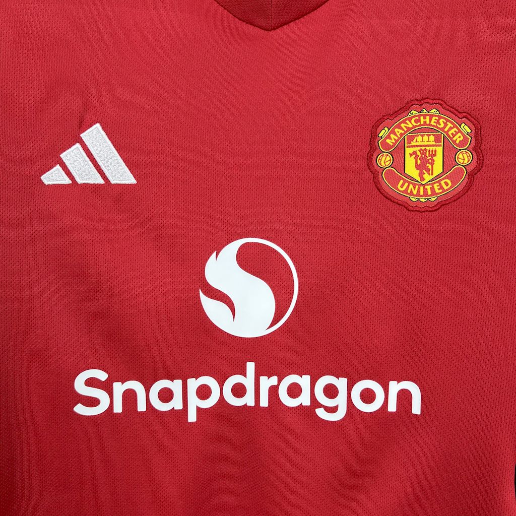 Kit Infantil Manchester United Home 25/26 Adidas