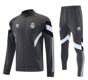 Conjunto Treino Real Madrid 25/26 Adidas - Cinza