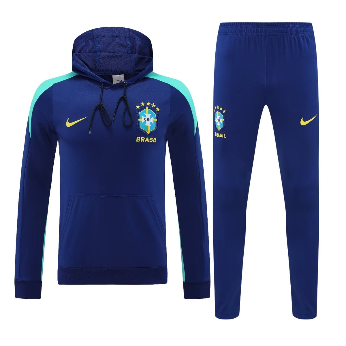 Conjunto Treino Brasil II 25/26 Nike - Azul Marinho
