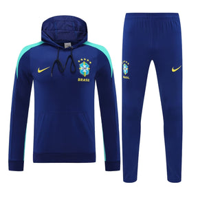 Conjunto Treino Brasil II 25/26 Nike - Azul Marinho