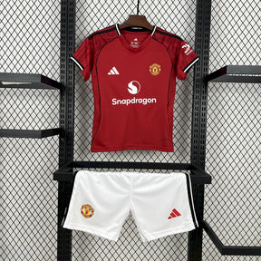Kit Infantil Manchester United Home 25/26 Adidas