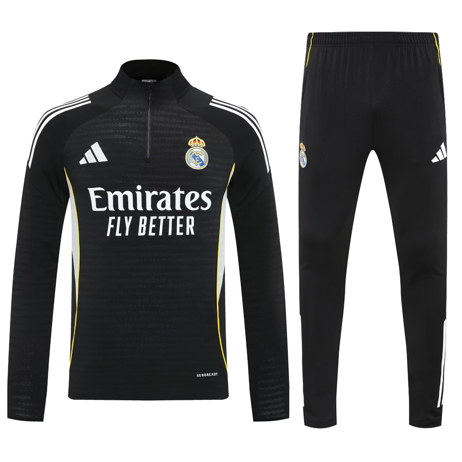 Conjunto Treino Real Madrid I 25/26 Adidas - Preto