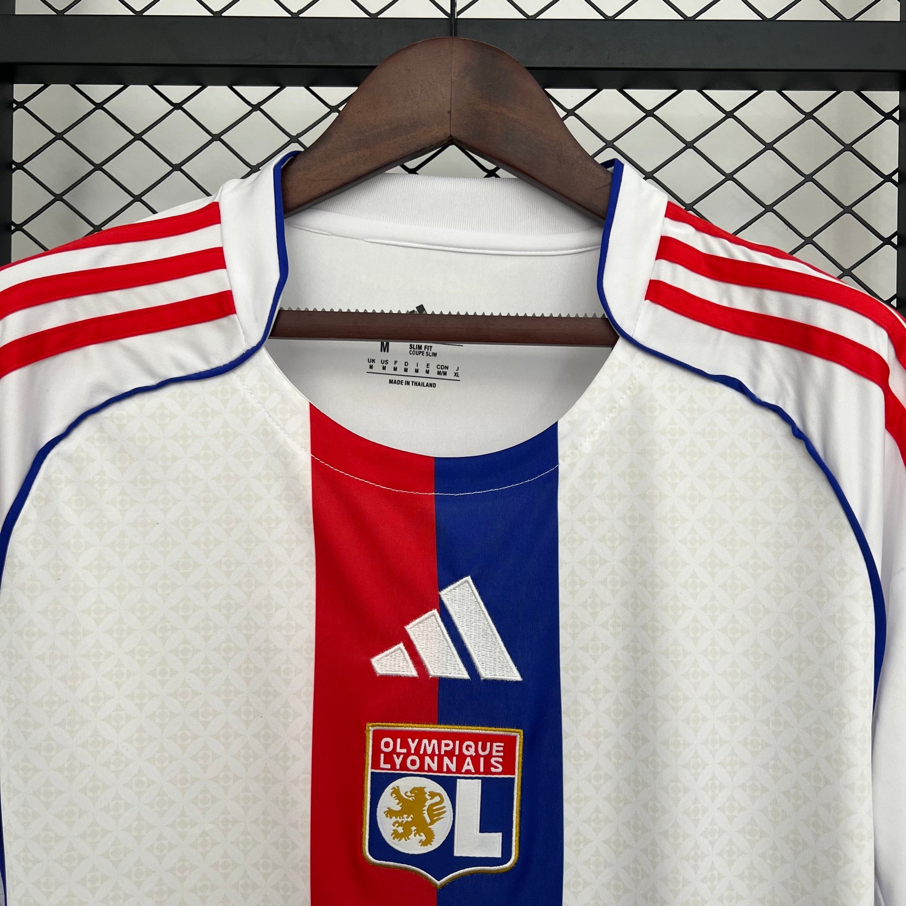 Camisa Lyon Home 25/26 - Adidas - Torcedor - Masculina