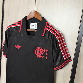 Camisa Flamengo Retro Black 25/26 Adidas - Torcedor
