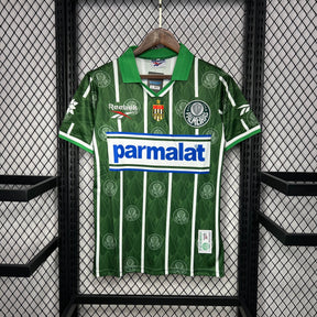 Camisa Palmeiras Retrô 1996 - Camp. Paulista - Rhumell - Verde e Branco