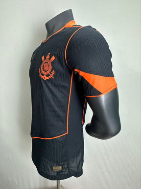 [PRÉ VENDA] Camisa Corinthians III 25/26 Torcedor - Nike Total 90 - Masculina - Preto com Laranja