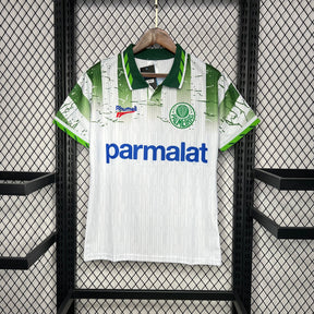 Camisa Palmeiras Retrô 1996 - Rhumell - Branco e Verde