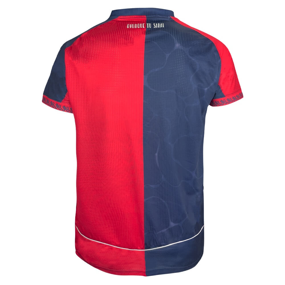 Camisa Cagliari Home 25/26 - Eye - Torcedor - Masculina - Lançamento