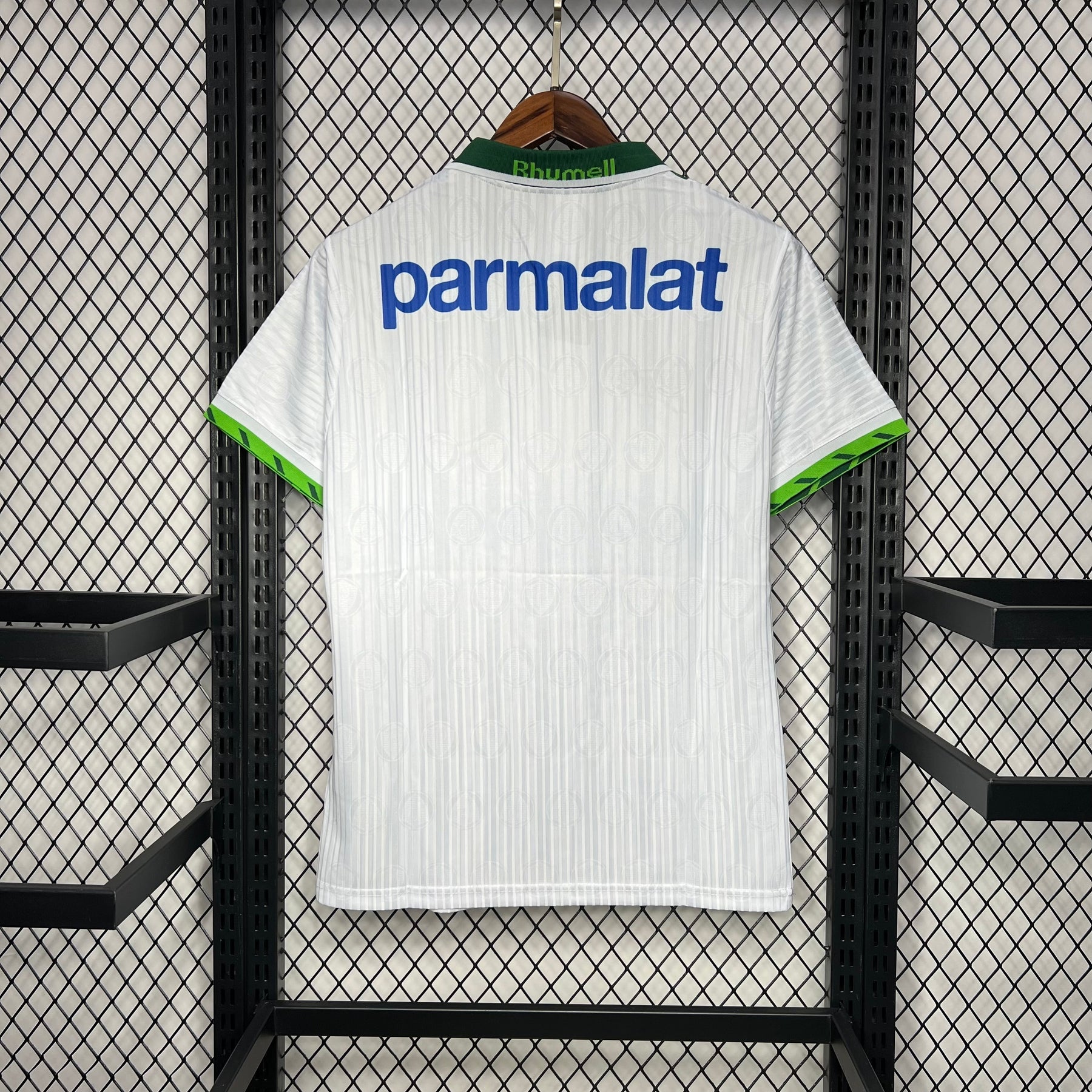 Camisa Palmeiras Retrô 1996 - Rhumell - Branco e Verde