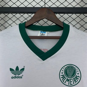 Camisa Palmeiras Retrô 1991 - Adidas - Coca Cola - Branca e Verde