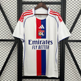 Camisa Lyon Home 25/26 - Adidas - Torcedor - Masculina
