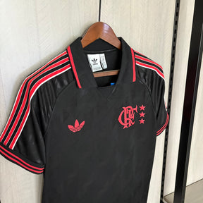 Camisa Flamengo Retro Black 25/26 Adidas - Torcedor