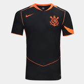 [PRÉ VENDA] Camisa Corinthians III 25/26 Torcedor - Nike Total 90 - Masculina - Preto com Laranja