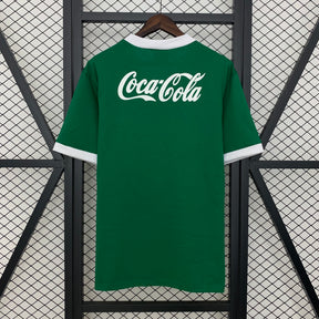 Camisa Palmeiras Retrô 1991 - Adidas - Verde e Branco - Coca Cola