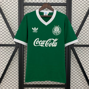 Camisa Palmeiras Retrô 1991 - Adidas - Verde e Branco - Coca Cola