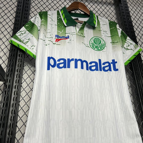 Camisa Palmeiras Retrô 1996 - Rhumell - Branco e Verde