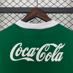 Camisa Palmeiras Retrô 1991 - Adidas - Verde e Branco - Coca Cola